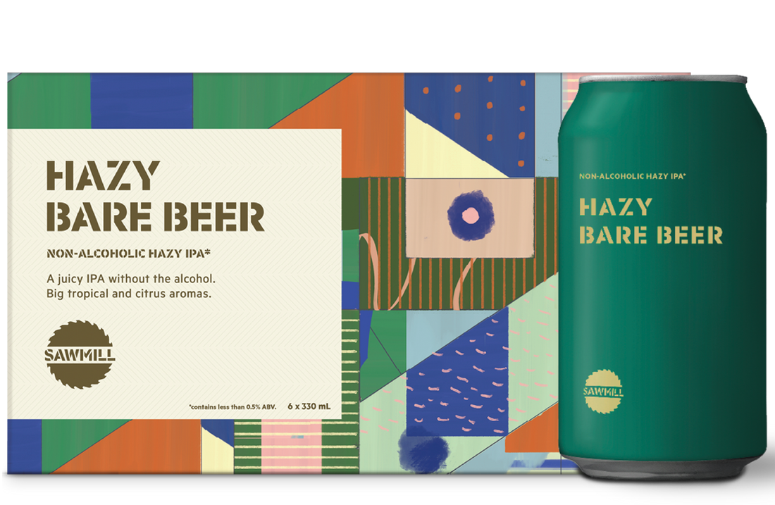 Hazy Bare Beer / Non-alcoholic hazy IPA*