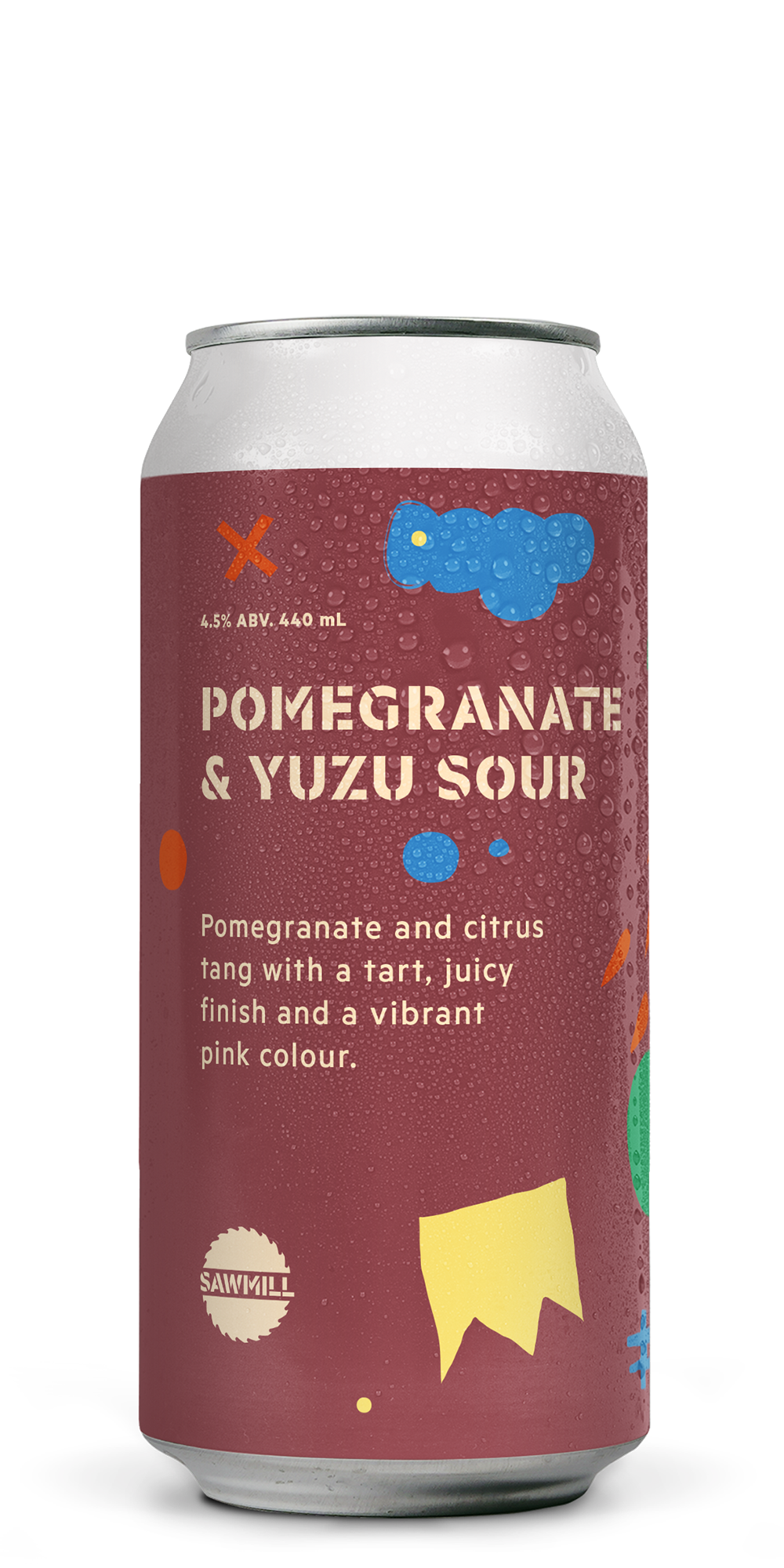 Pomegranate & Yuzu Sour