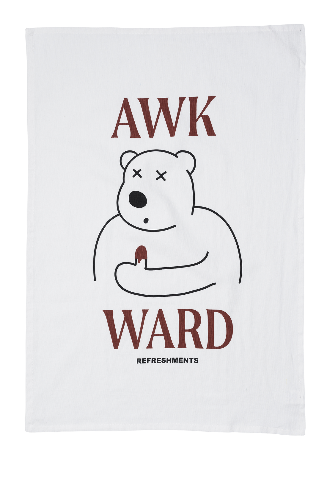 Awkward Tea Towel | Bear