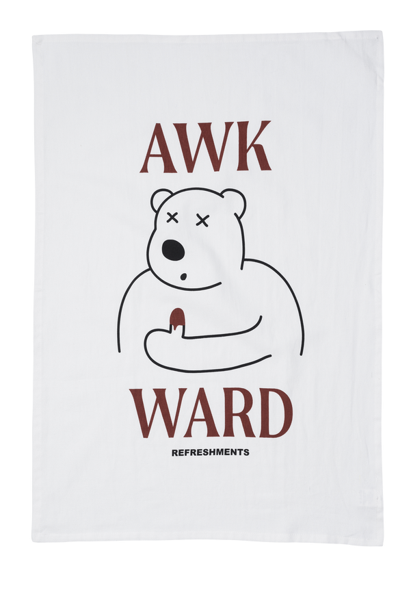 Awkward Tea Towel | Bear