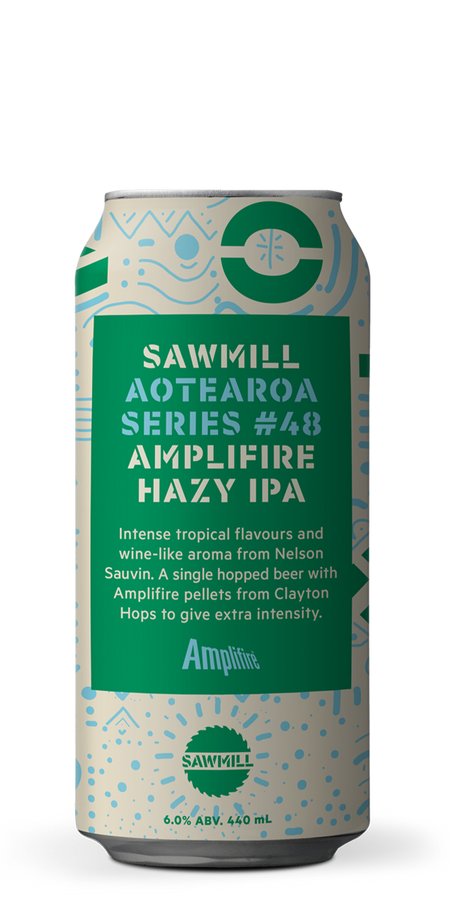 Sawmill Aotearoa #48 Amplifire Hazy IPA Sawmill Aotearoa #48 Amplifire Hazy IPA