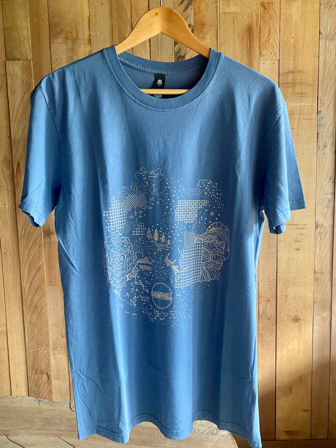Sawmill tee | Faded Blue
