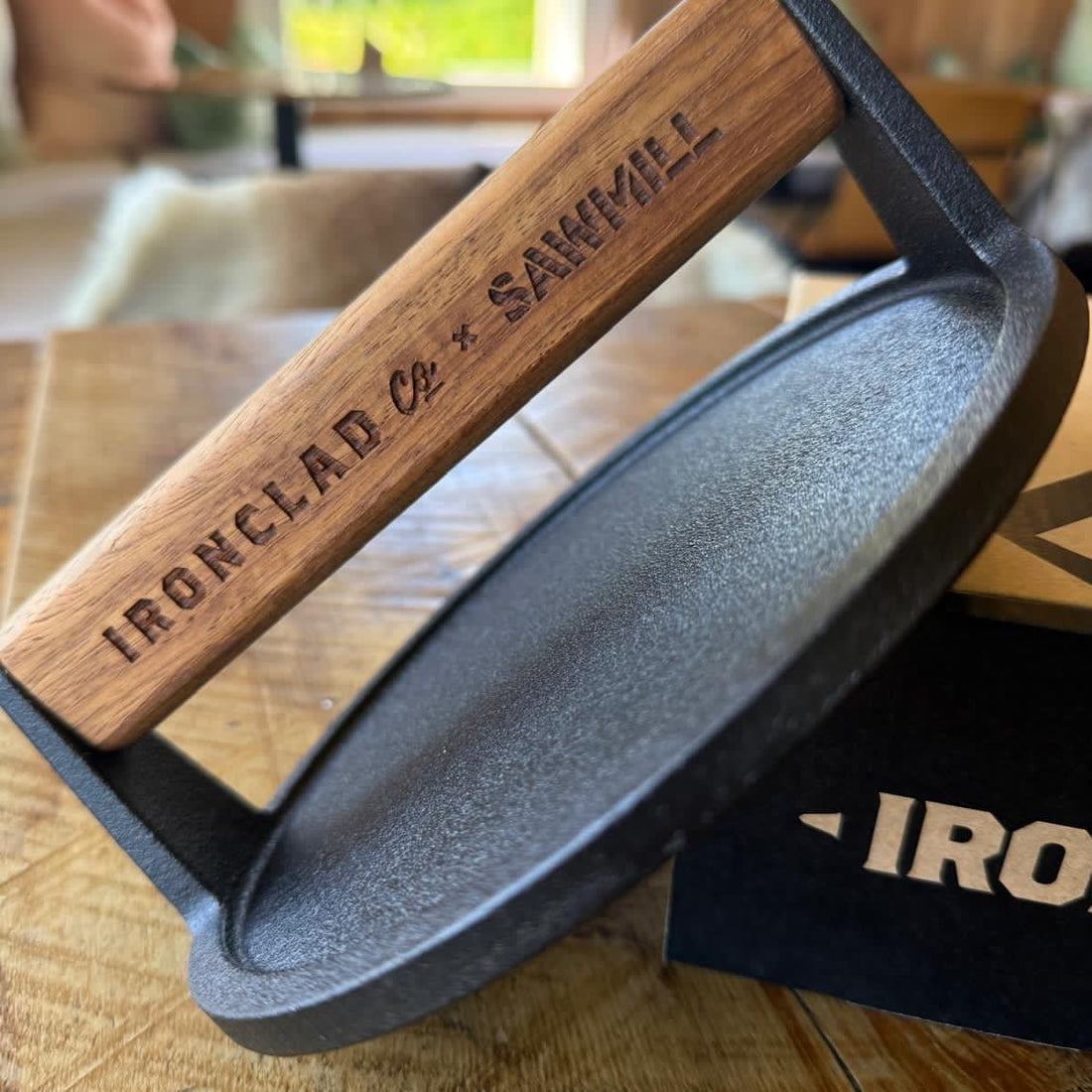 Sawmill x Ironclad Flat press