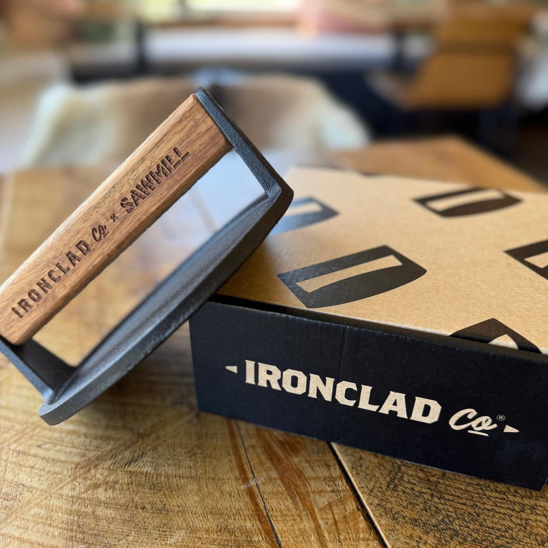 Sawmill x Ironclad Flat press