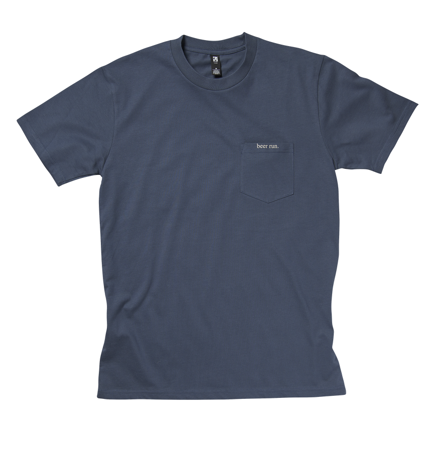 Sawmill pocket tee | Petrol Blue