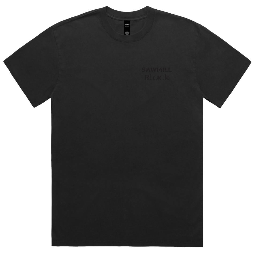 Sawmill BLACK Heavy tee