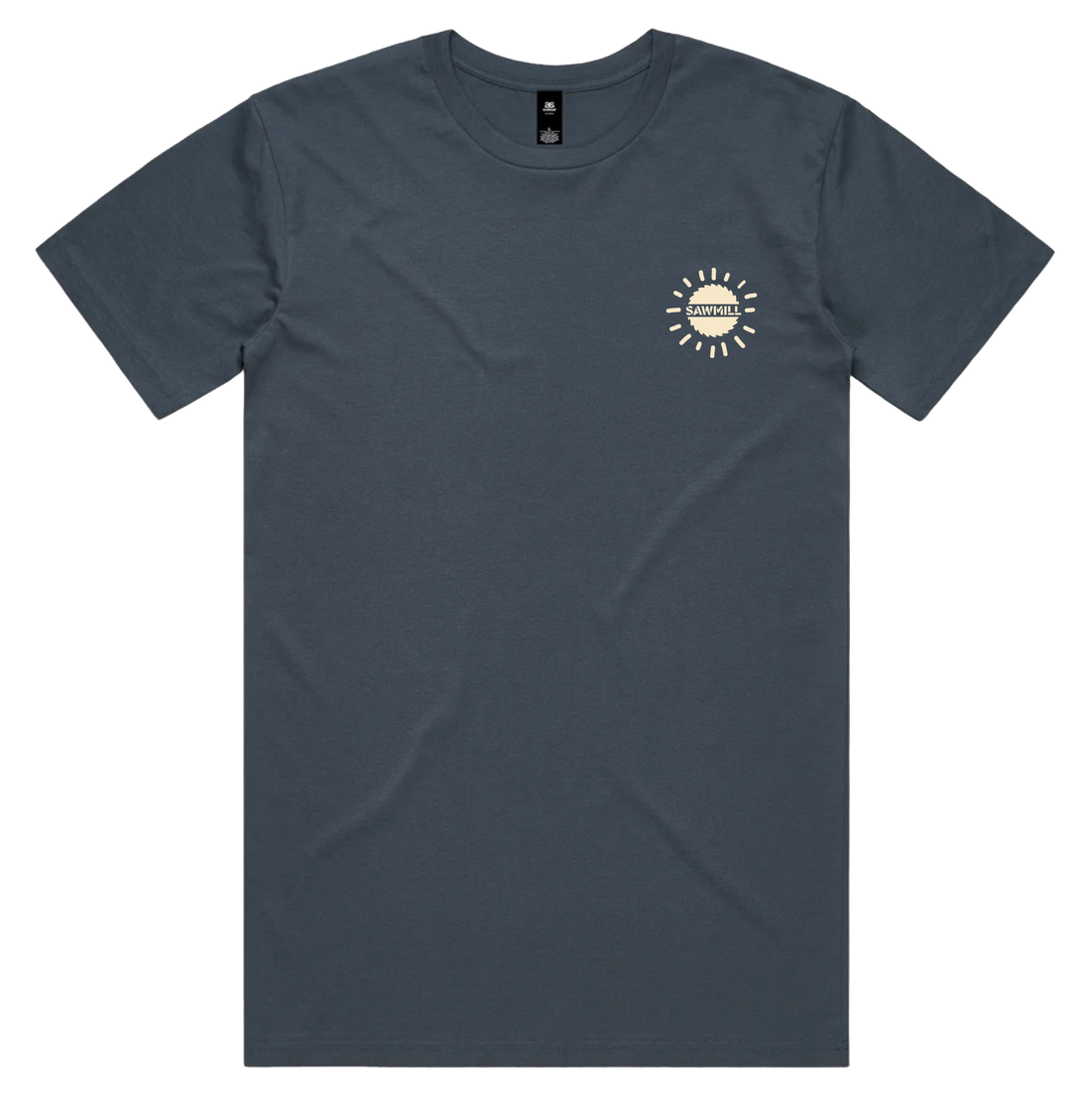 Sawmill Tee | Petrol Blue
