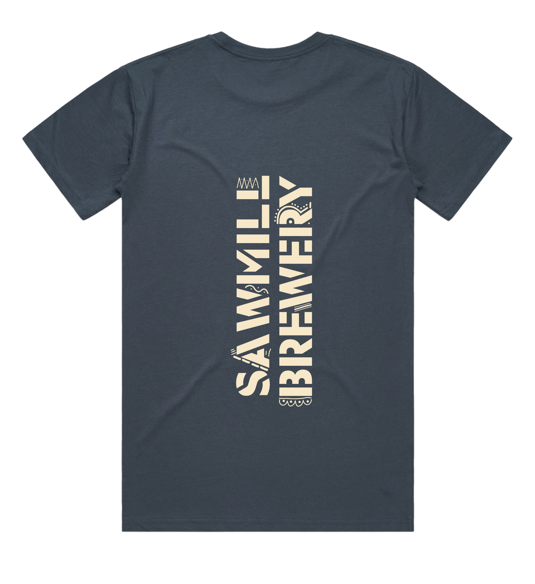 Sawmill Tee | Petrol Blue